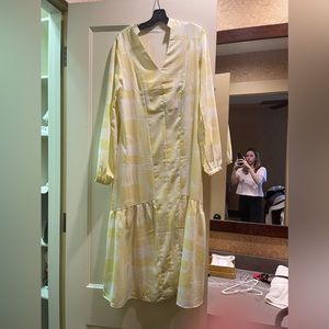 Yellow boutique dress worn only once